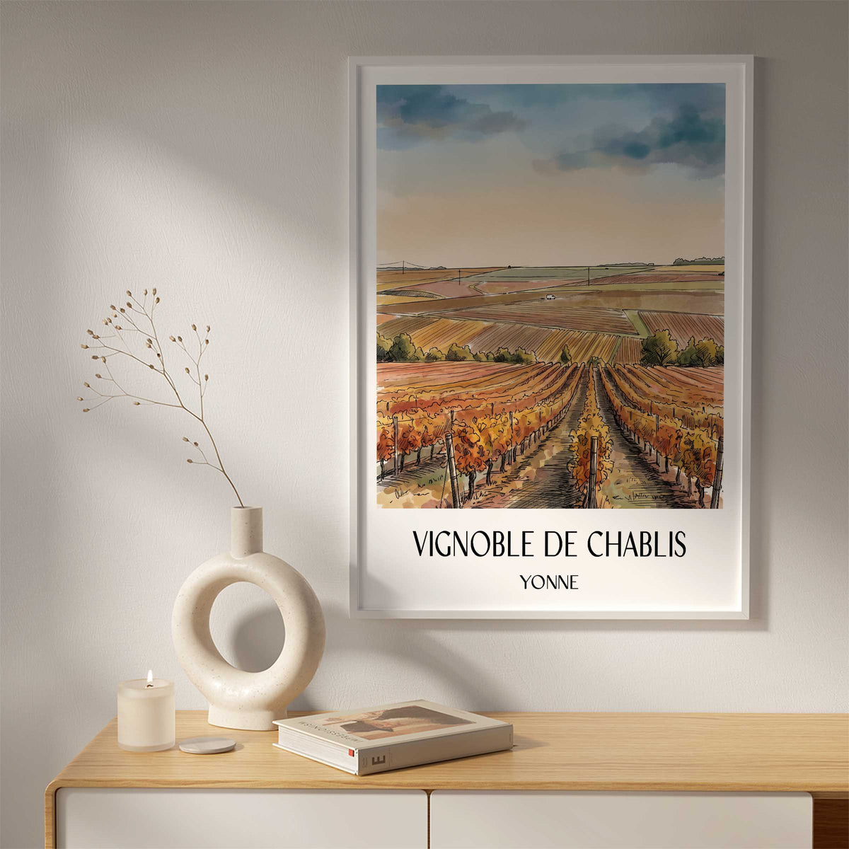 vignoble-de-chablis-yonne-frankreich-poster-aquarell