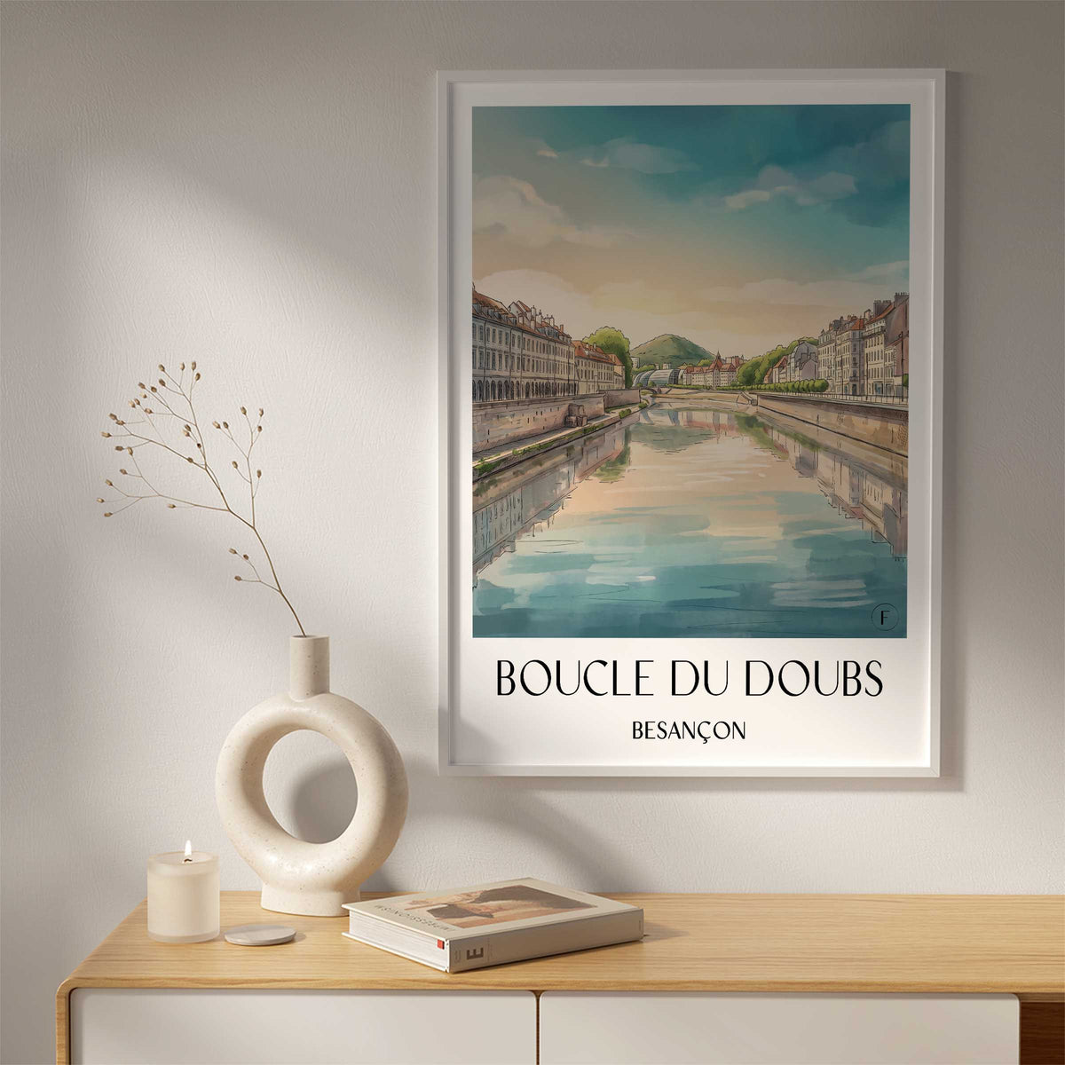 boucle-du-doubs-besançon-frankreich-poster-aquarell