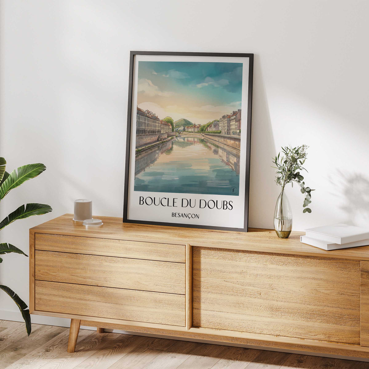 boucle-du-doubs-besançon-frankreich-poster-aquarell