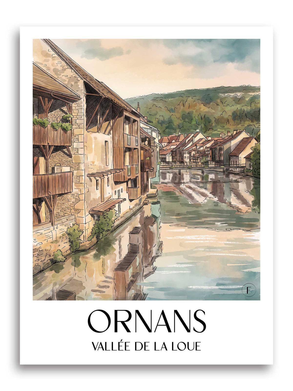 ornans-vallée-de-la-loue-frankreich-poster-aquarell