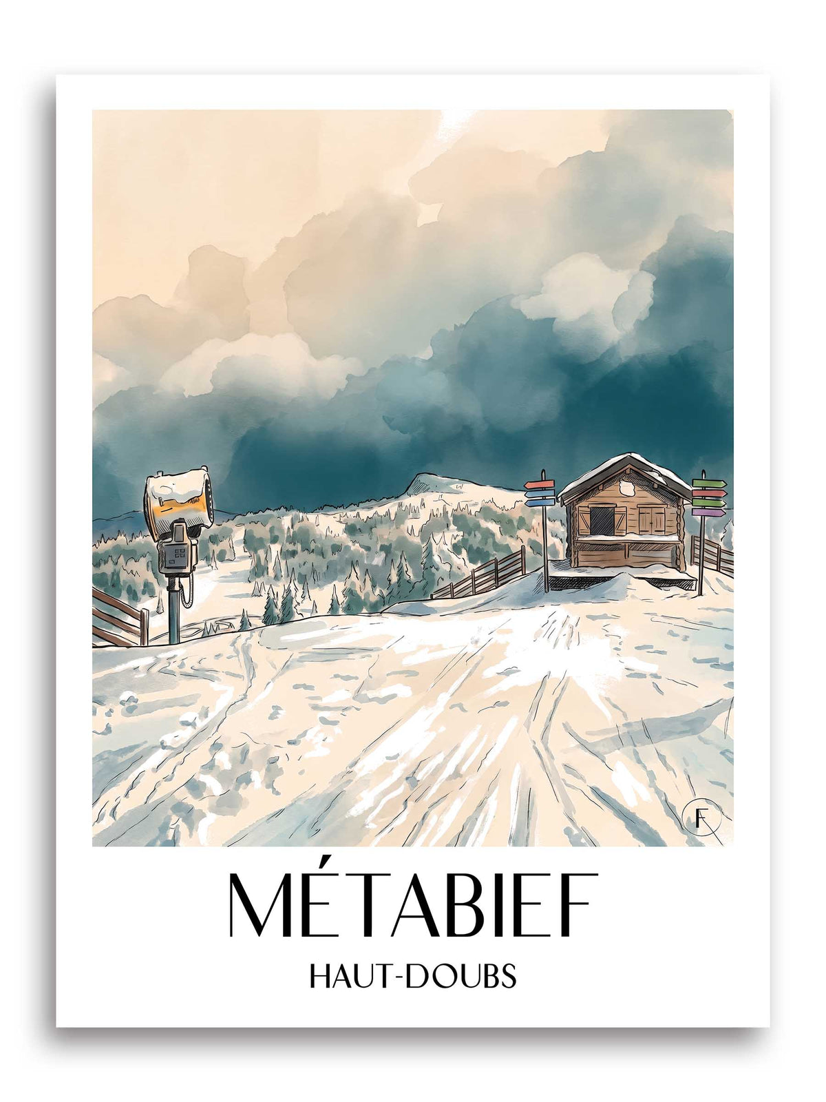 métabief-haut-doubs-frankreich-poster-aquarell