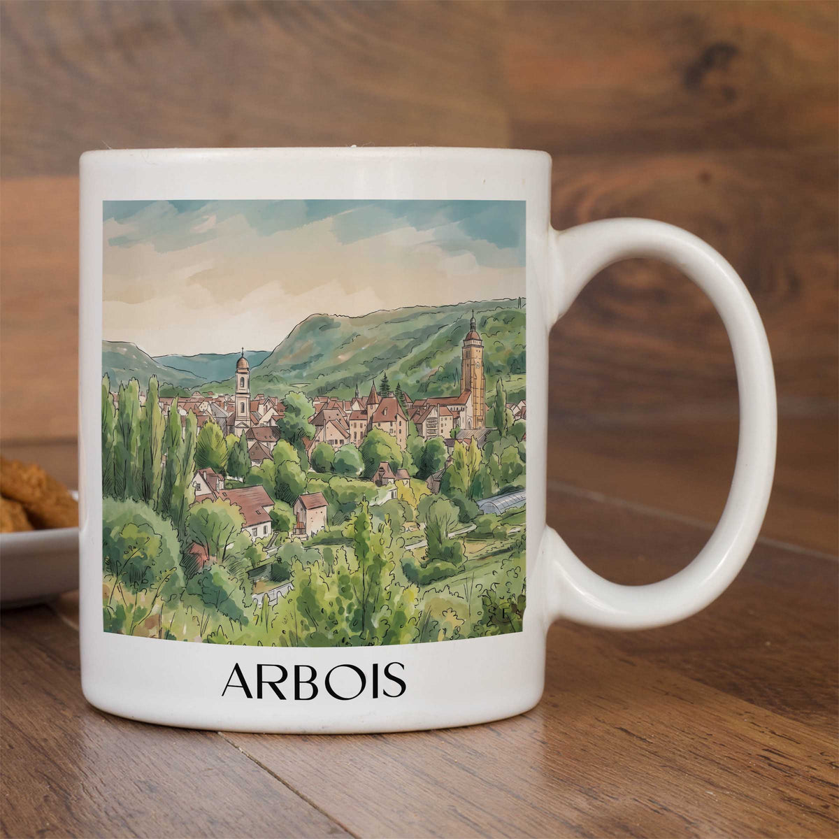 arbois-vignoble-du-jura-frankreich-kaffeebecher-aquarell