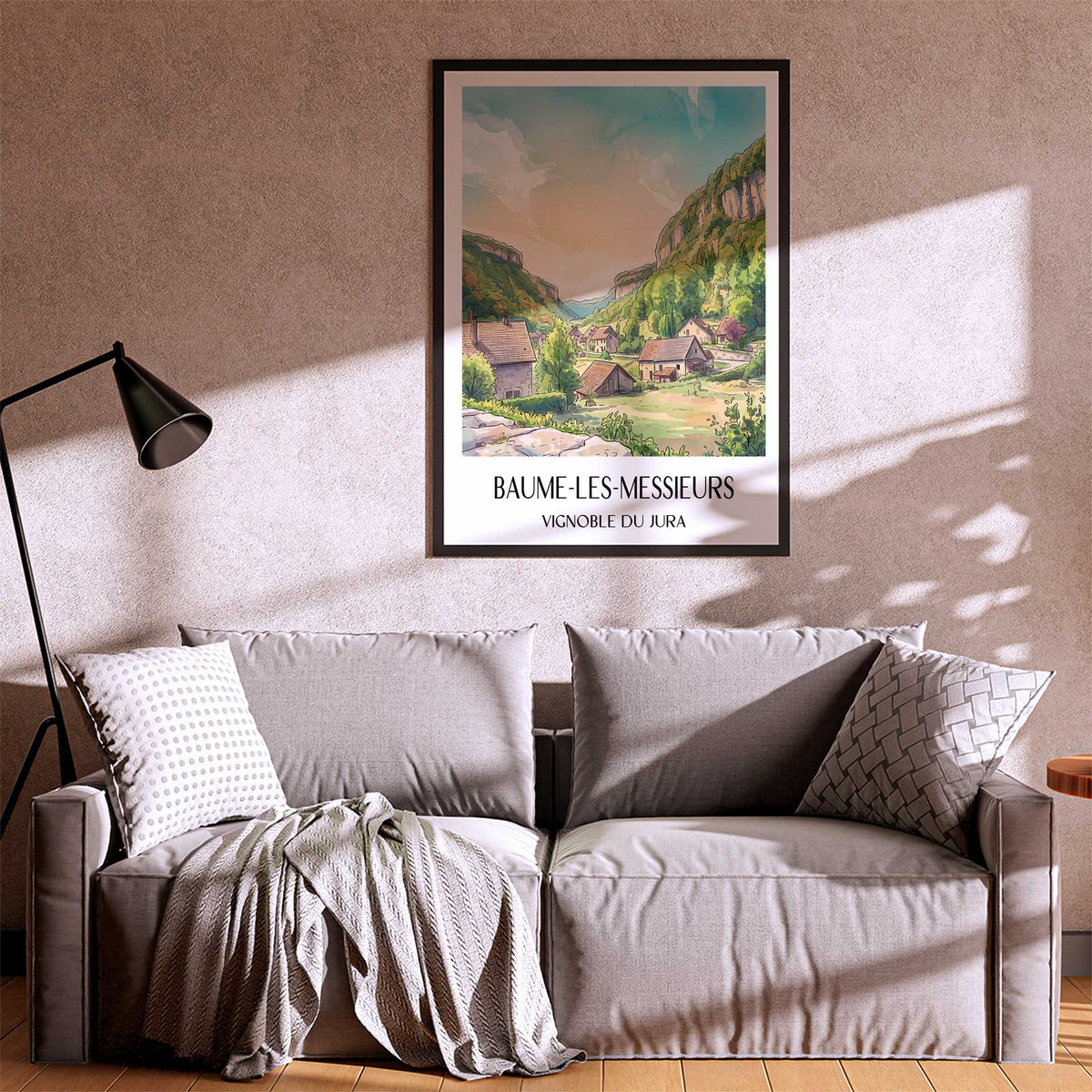 baume-les-messieurs-vignoble-du-jura-frankreich-poster-aquarell