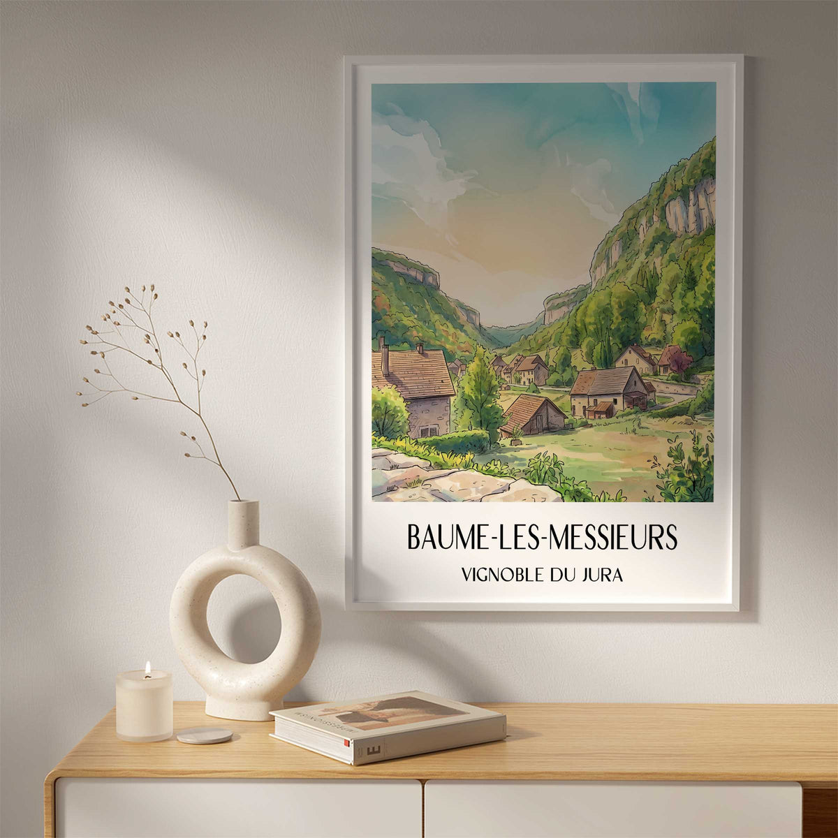 baume-les-messieurs-vignoble-du-jura-frankreich-poster-aquarell