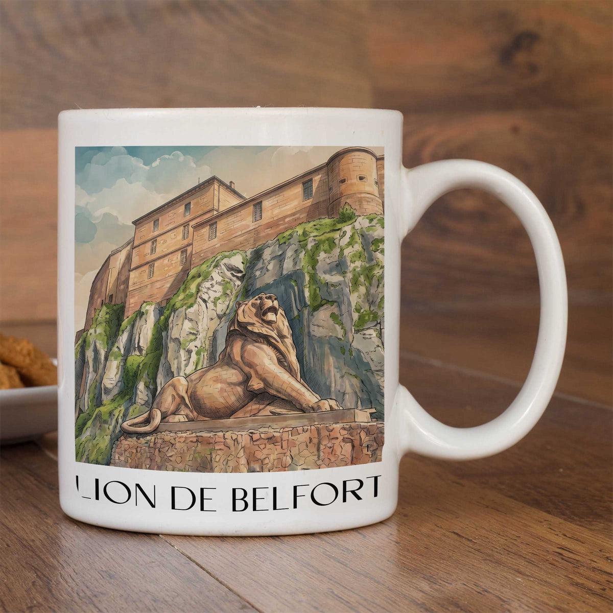 lion-de-belfort-belfort-frankreich-kaffeebecher-aquarell
