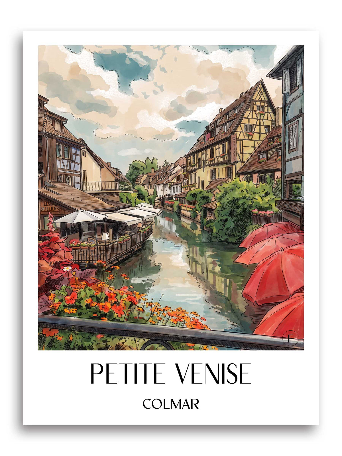 petite-venise-colmar-frankreich-poster-aquarell