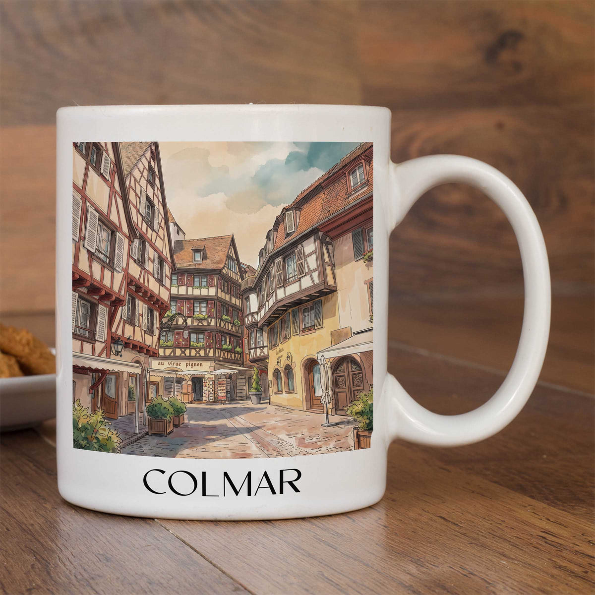 colmar-elsass-frankreich-kaffeebecher-aquarell