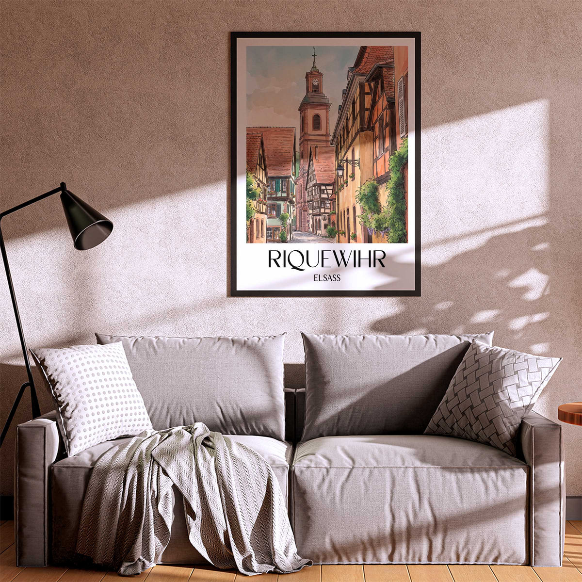 riquewihr-elsass-frankreich-poster-aquarell