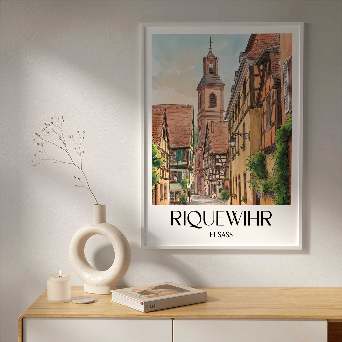 riquewihr-elsass-frankreich-poster-aquarell