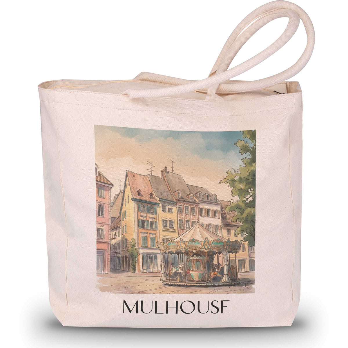 mulhouse-elsass-frankreich-einkaufstasche-aquarell