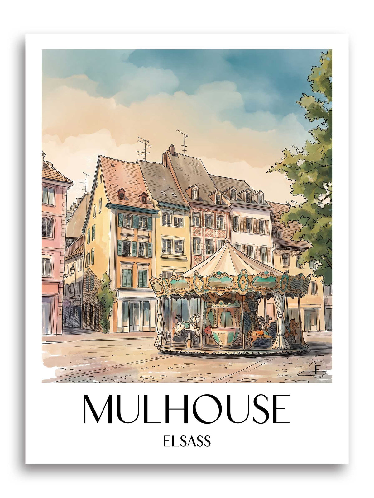 mulhouse-elsass-frankreich-poster-aquarell