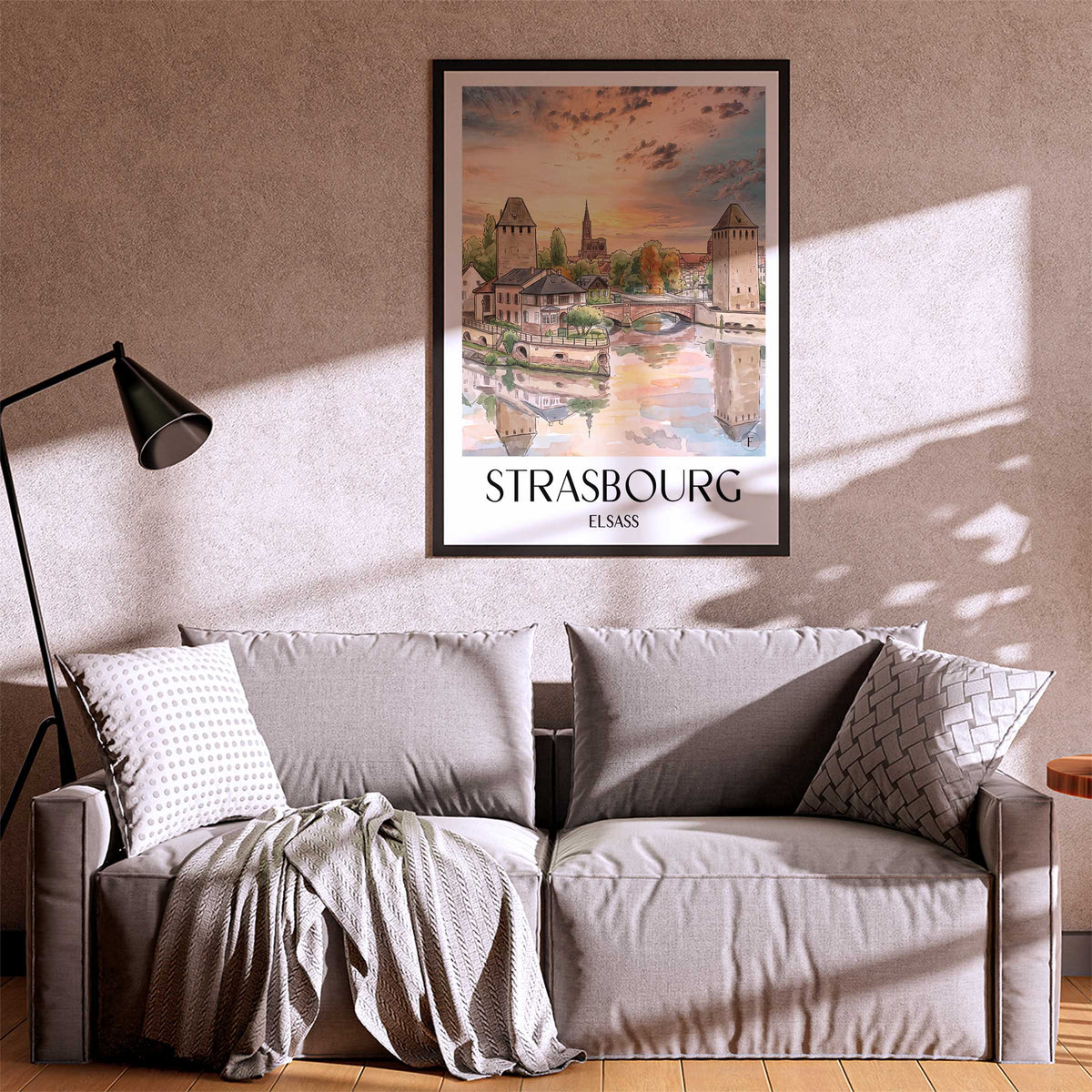 strasbourg-elsass-frankreich-poster-aquarell