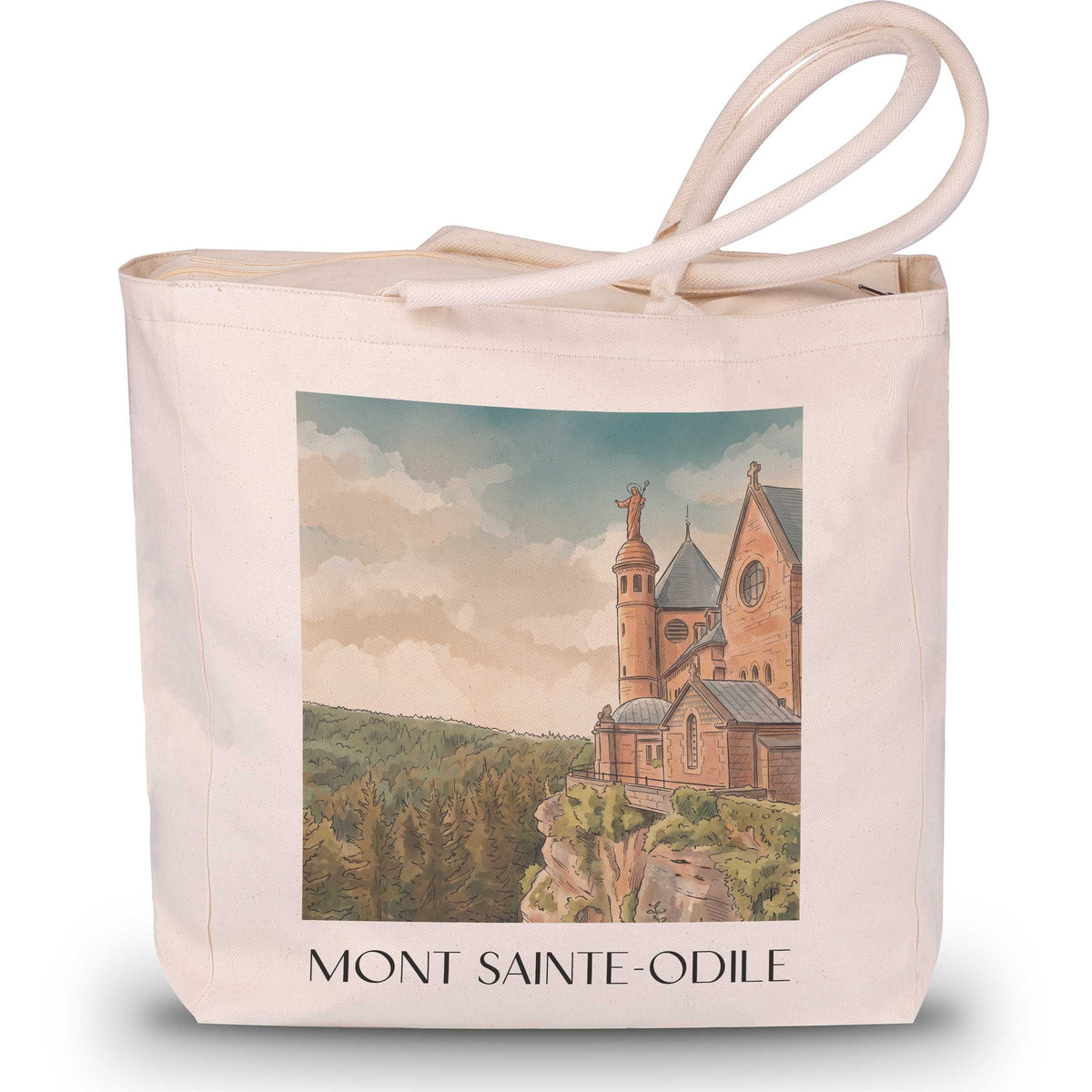 mont-sainte-odile-obernai-frankreich-einkaufstasche-aquarell