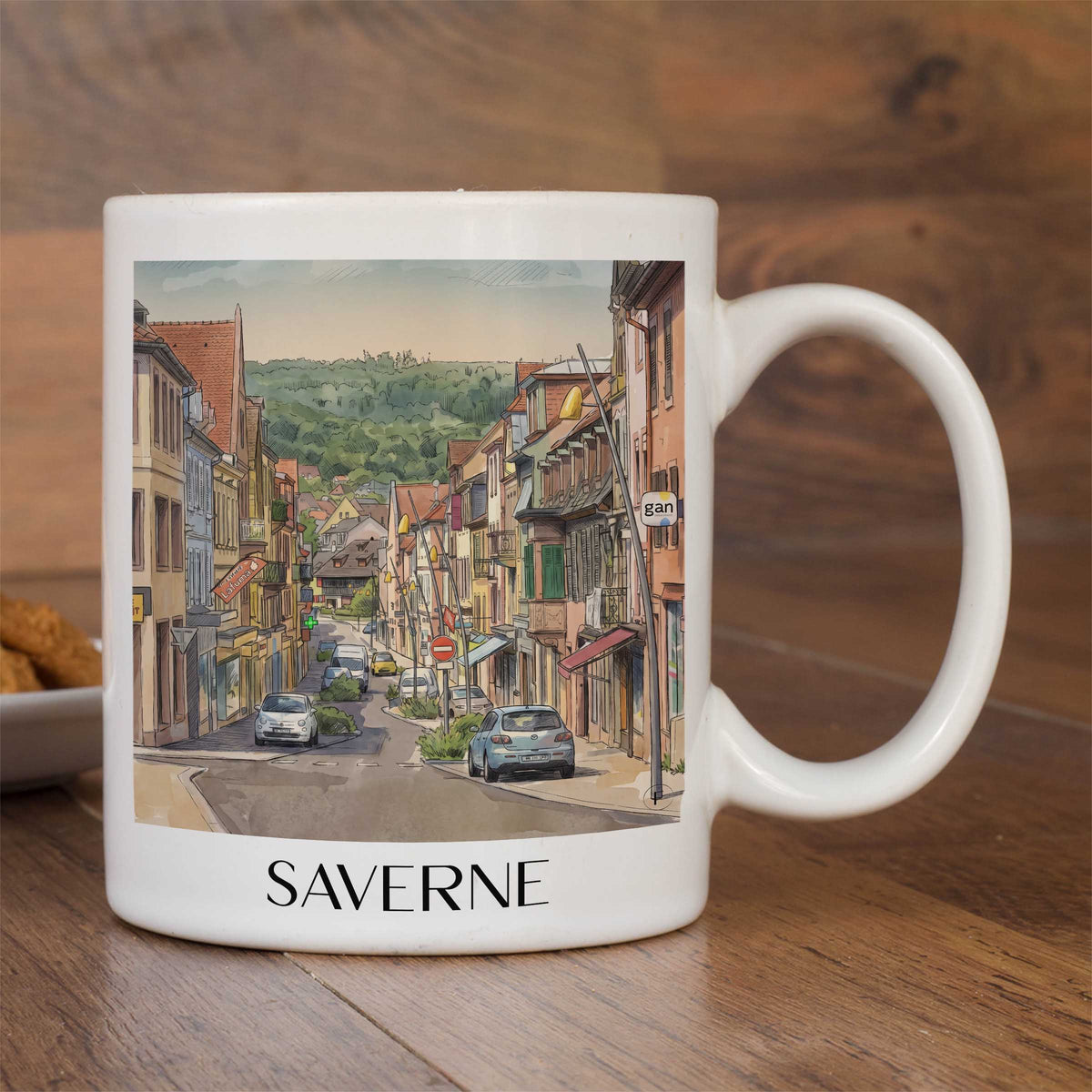 saverne-bas-rhin-frankreich-kaffeebecher-aquarell