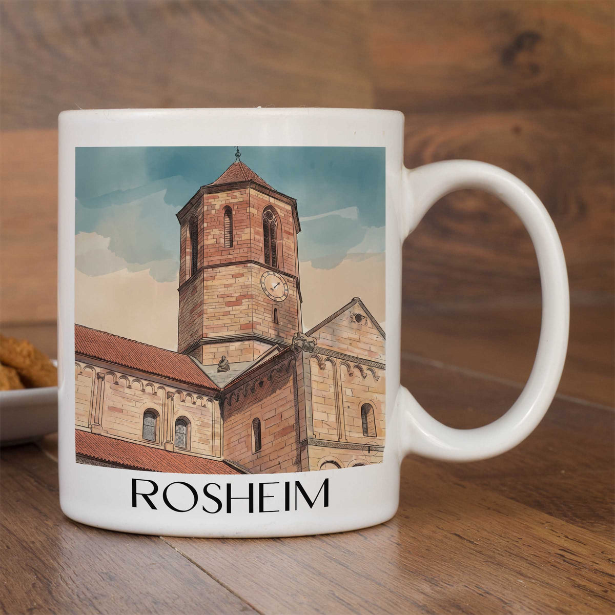 rosheim-route-des-vins-d'alsace-frankreich-kaffeebecher-aquarell