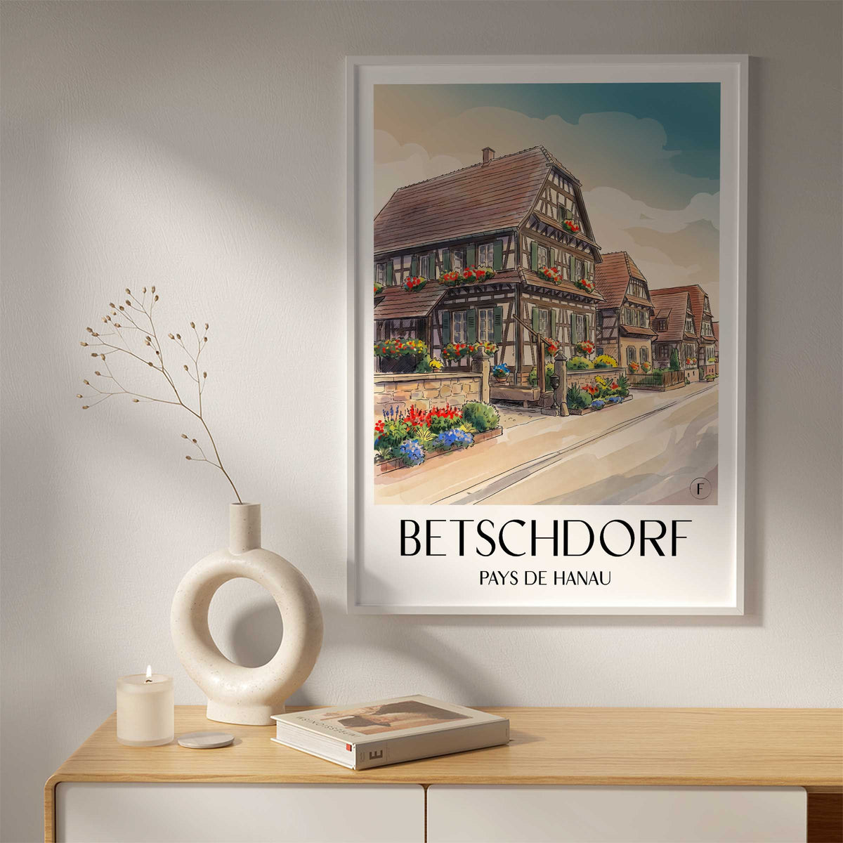 betschdorf-pays-de-hanau-frankreich-poster-aquarell