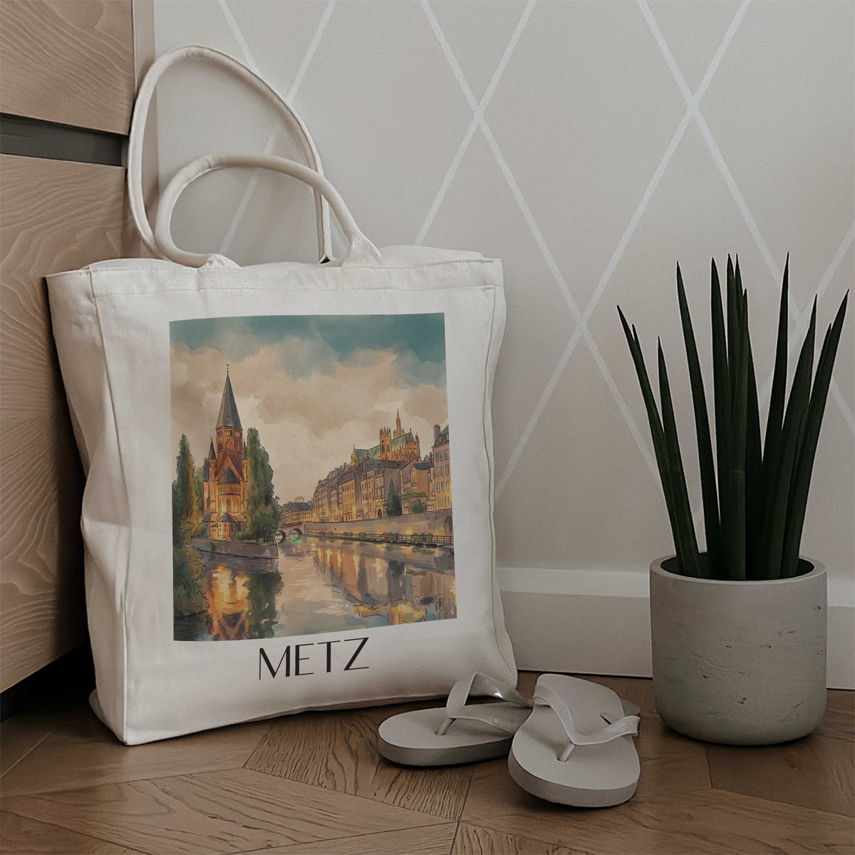 metz-lothringen-frankreich-einkaufstasche-aquarell