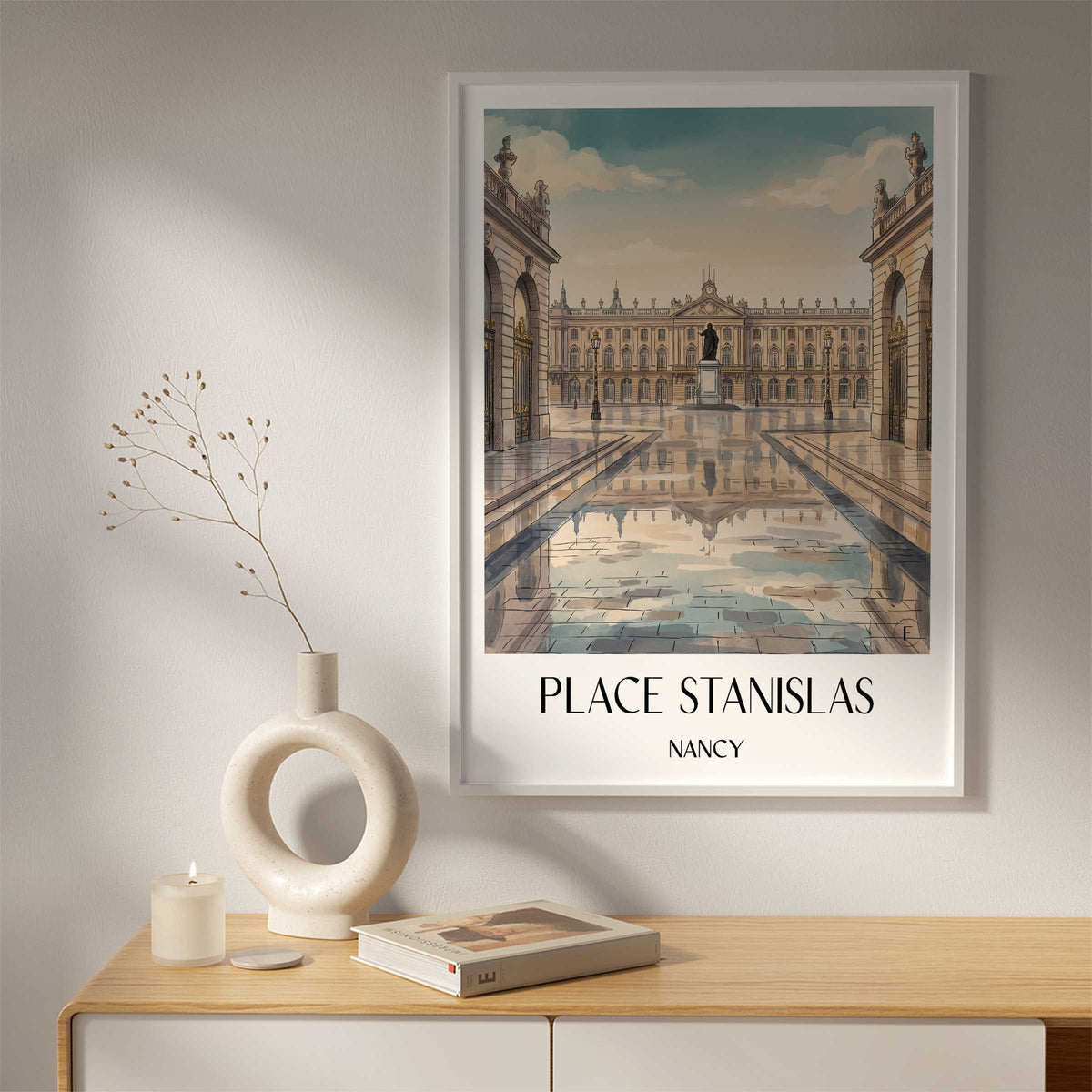 place-stanislas-nancy-frankreich-poster-aquarell