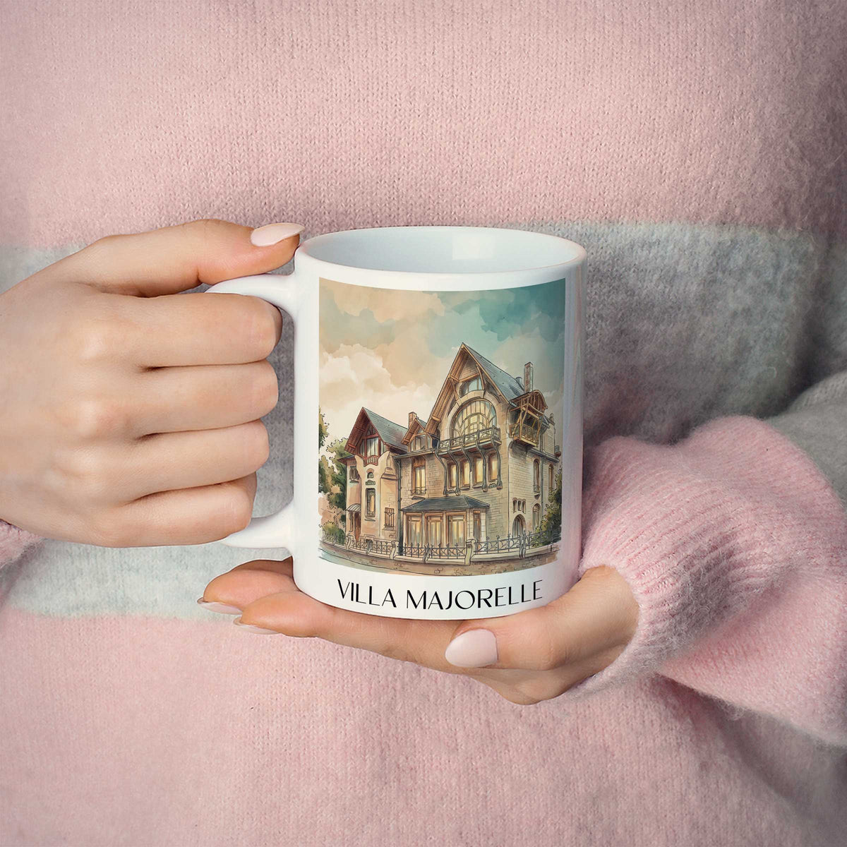 villa-majorelle-nancy-frankreich-kaffeebecher-aquarell