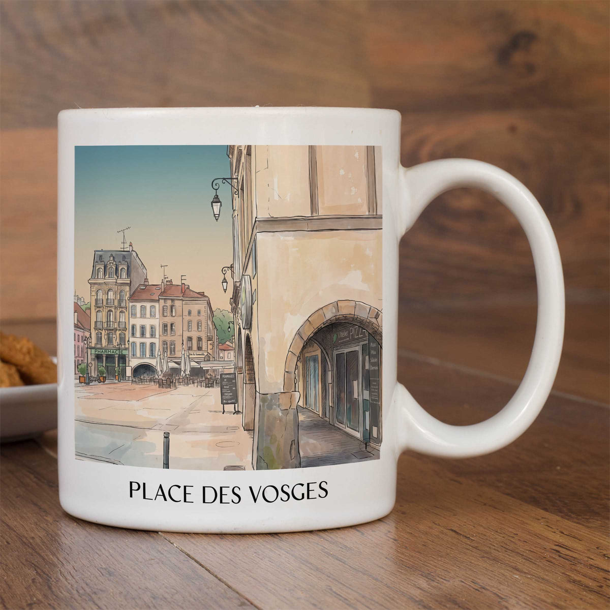 place-des-vosges-épinal-frankreich-kaffeebecher-aquarell