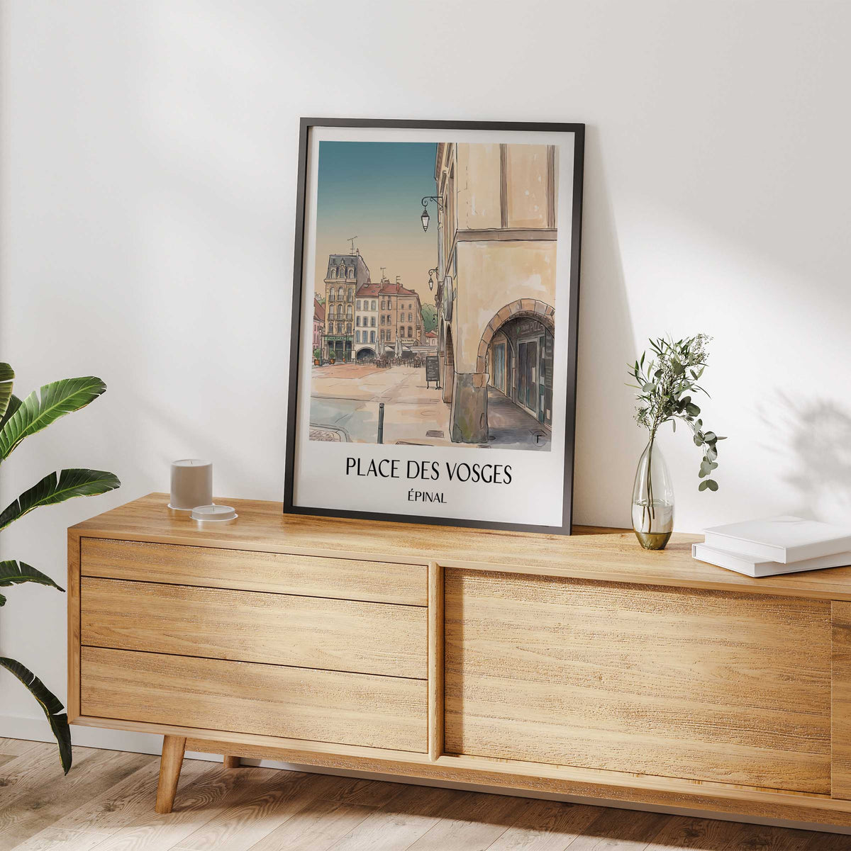 place-des-vosges-épinal-frankreich-poster-aquarell