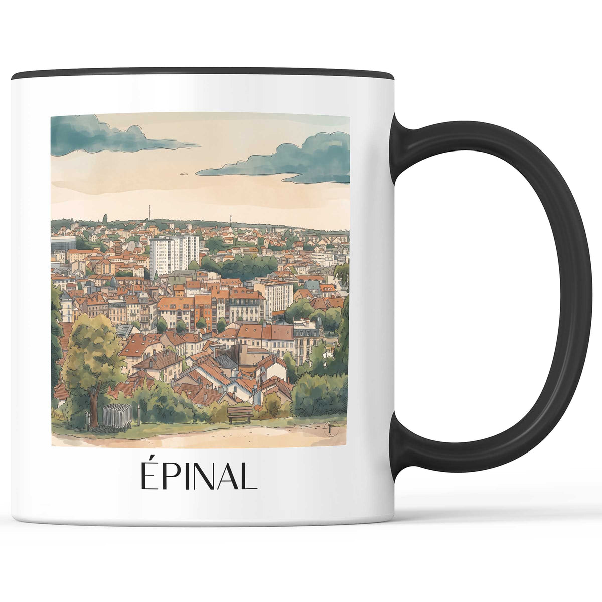 épinal-vosges--frankreich-kaffeebecher-aquarell