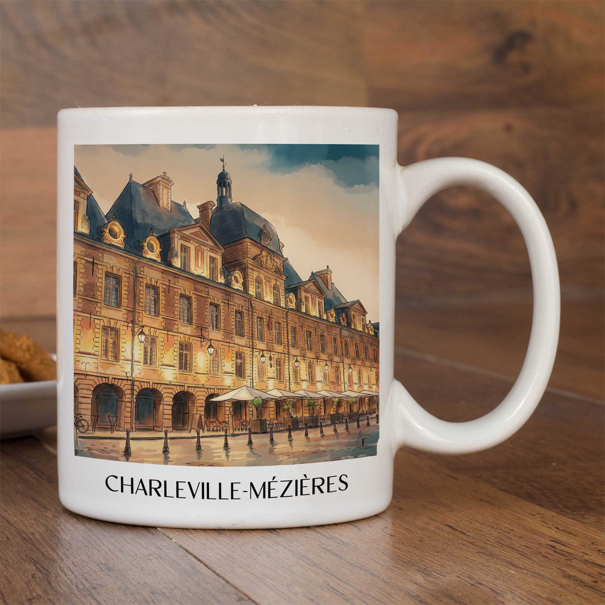charleville-mézières-ardennes-frankreich-kaffeebecher-aquarell