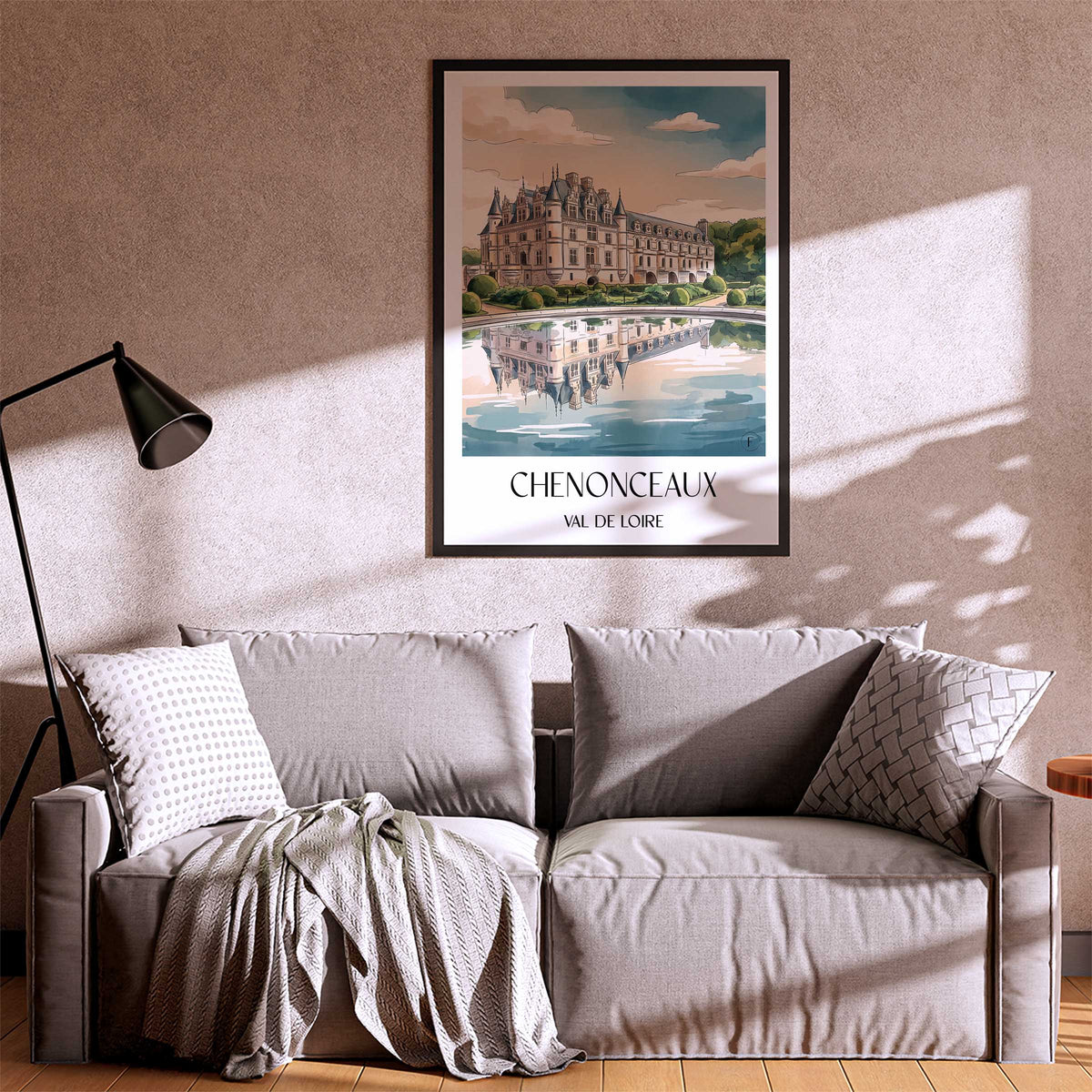 chenonceaux-val-de-loire-frankreich-poster-aquarell