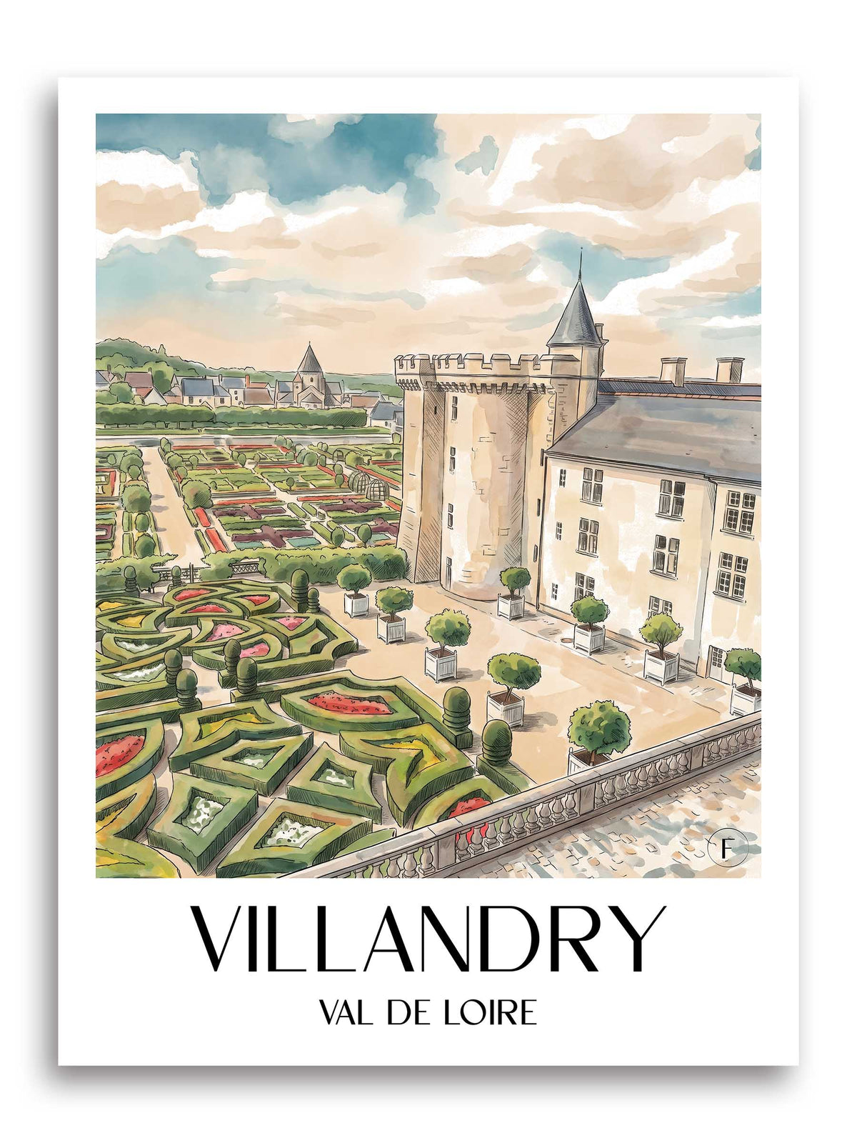 villandry-val-de-loire-frankreich-poster-aquarell