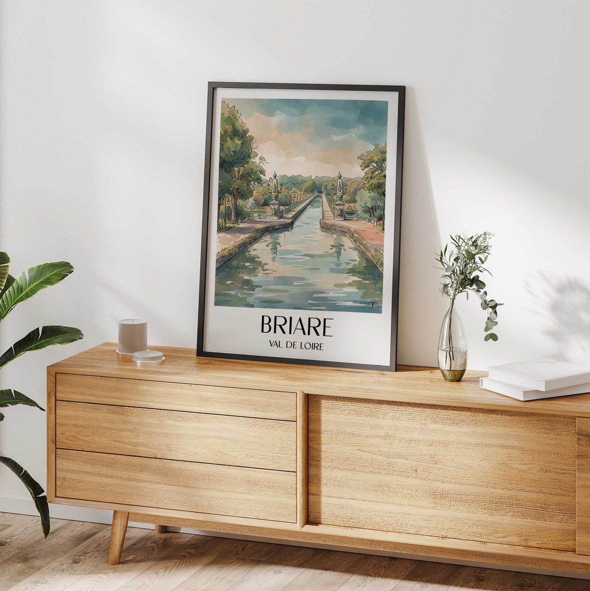 briare-val-de-loire-frankreich-poster-aquarell