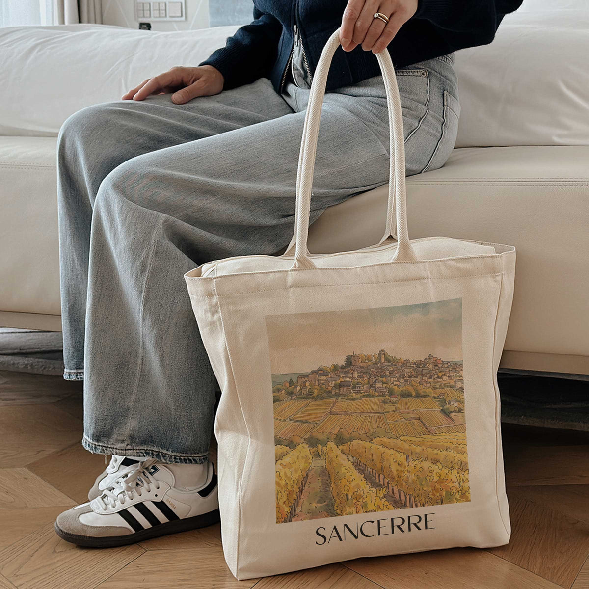 sancerre-val-de-loire-frankreich-einkaufstasche-aquarell