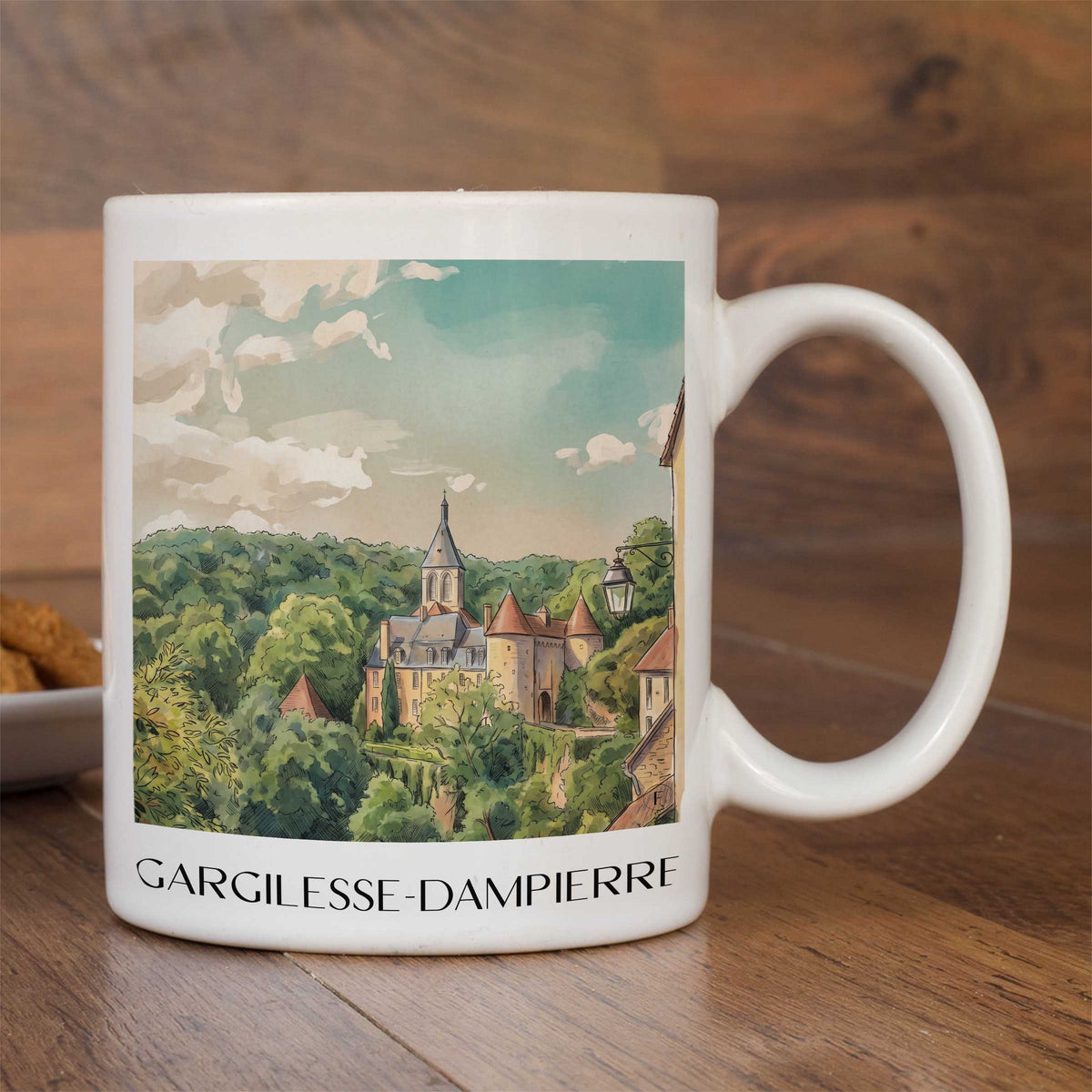 gargilesse-dampierre-vallée-de-la-creuse-frankreich-kaffeebecher-aquarell