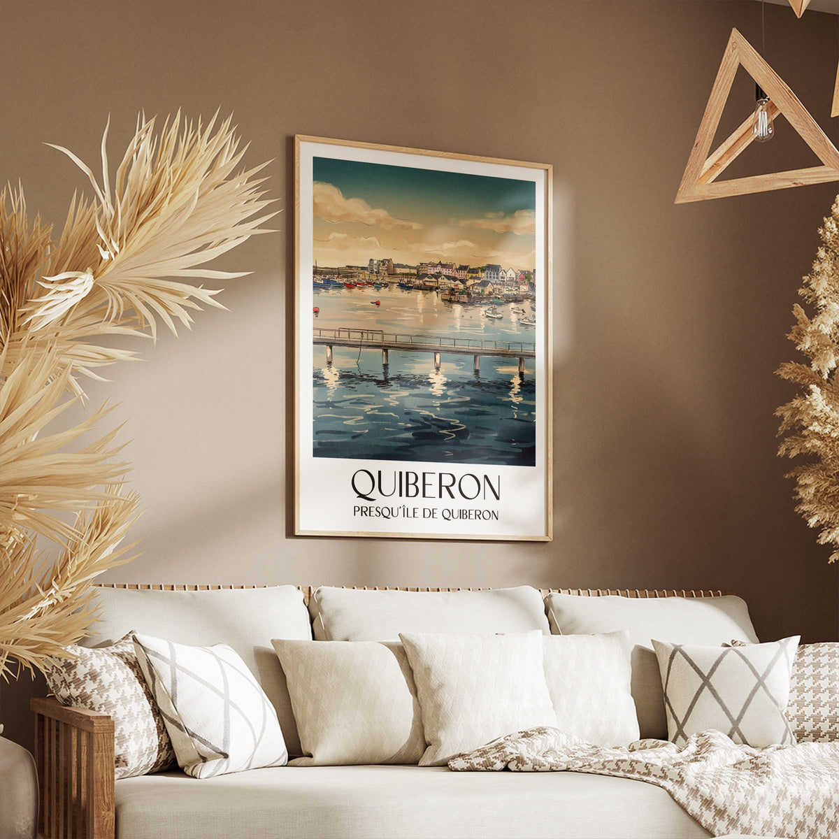 quiberon-presqu'île-de-quiberon-frankreich-poster-aquarell