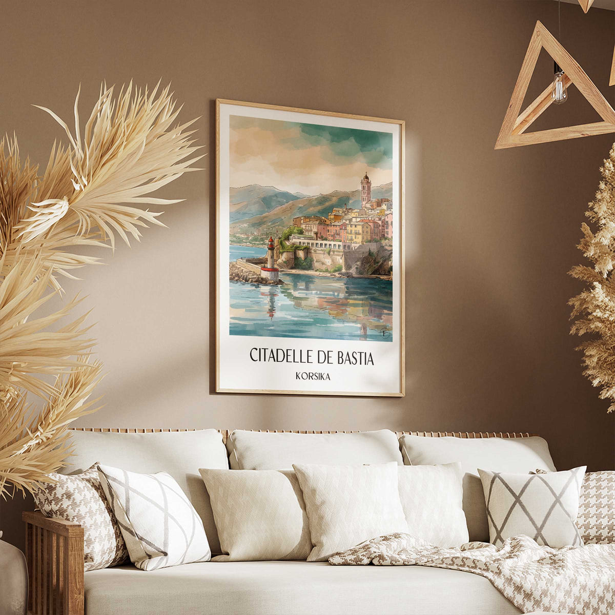 citadelle-de-bastia-korsika-frankreich-poster-aquarell