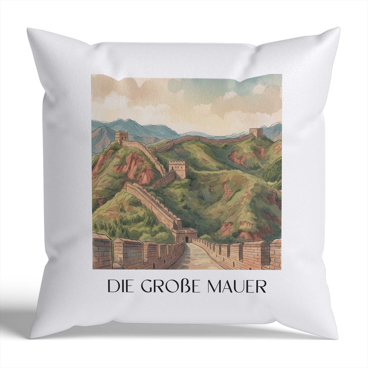 die-große-mauer-china-china-kissenbezug-aquarell