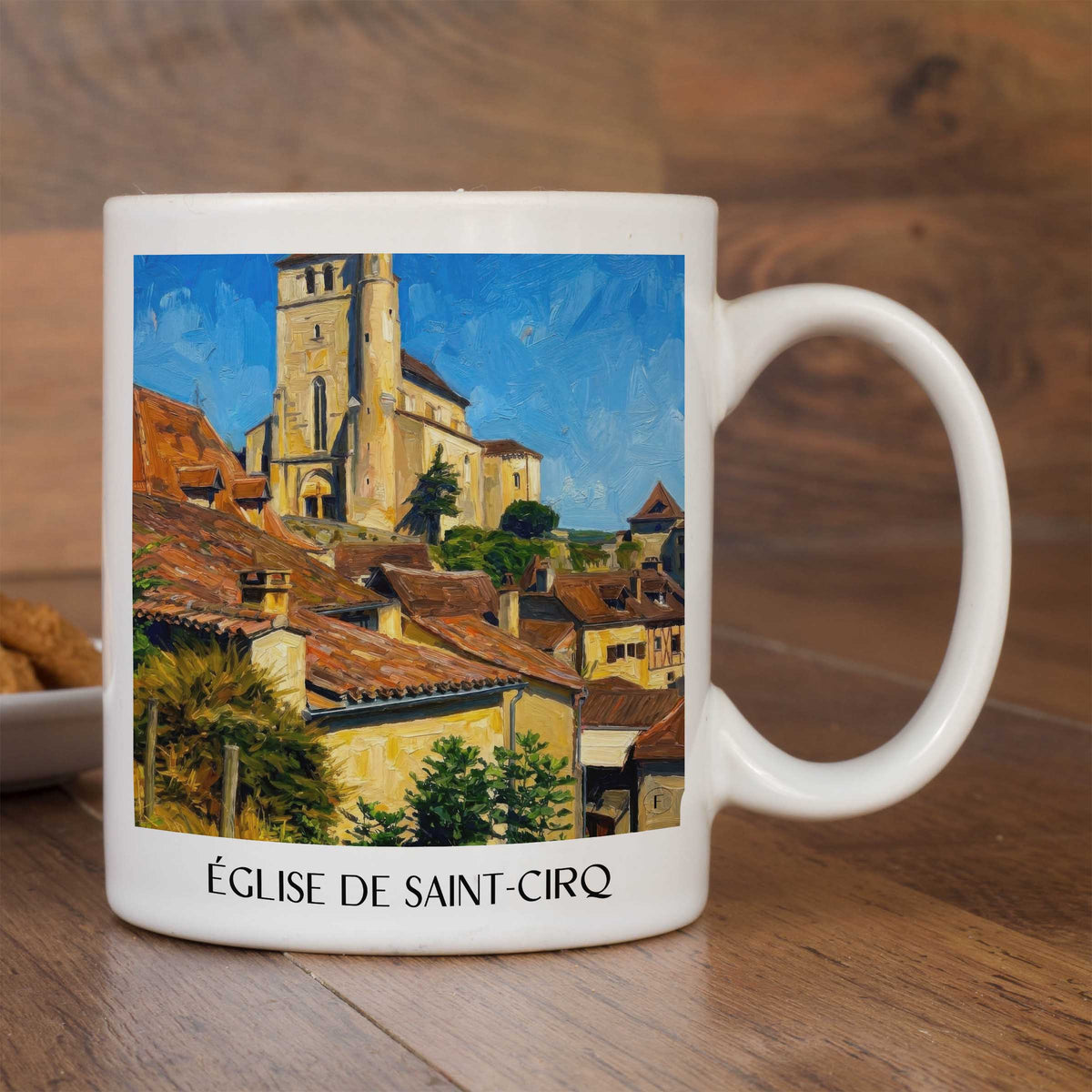 église-de-saint-cirq-saint-cirq-lapopie-frankreich-kaffeebecher-oil-painting-oelgemaelde