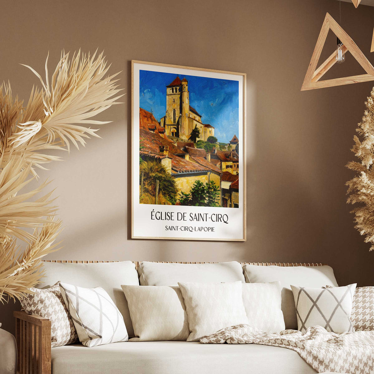 église-de-saint-cirq-saint-cirq-lapopie-frankreich-poster-oil-painting-oelgemaelde