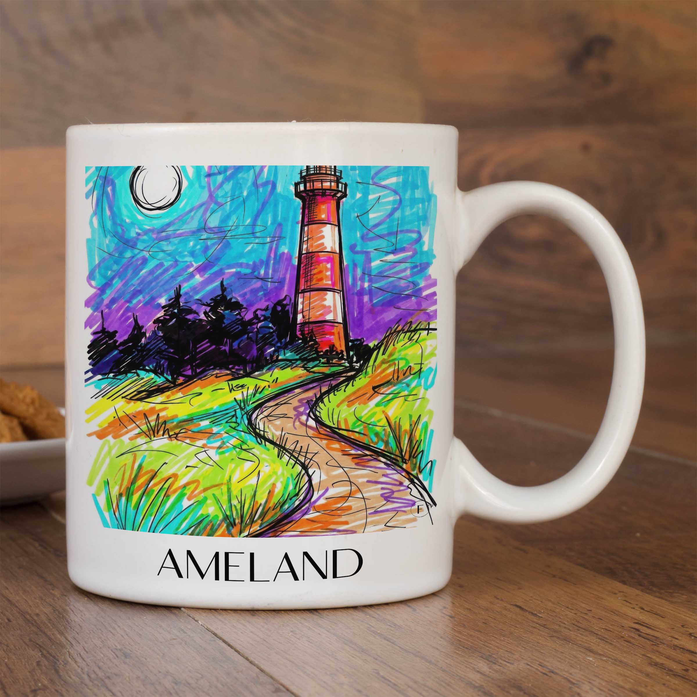 ameland-niederlande-kaffeebecher-graffiti