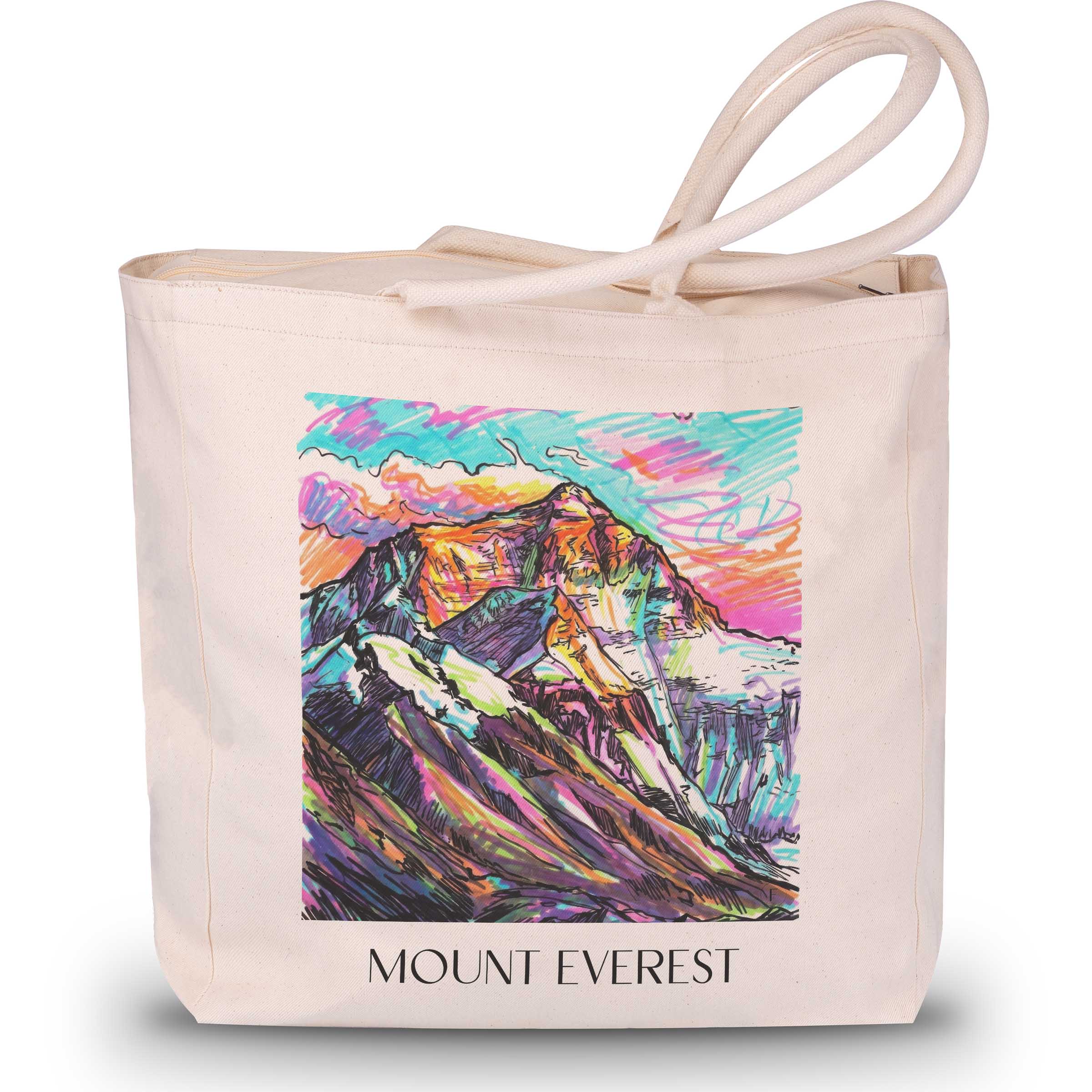 mount-everest-himalaya-einkaufstasche-graffiti