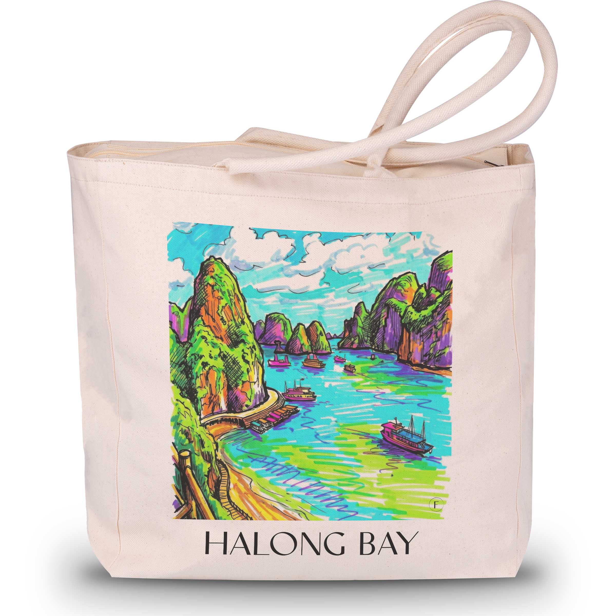 halong-bay-vietnam-einkaufstasche-graffiti
