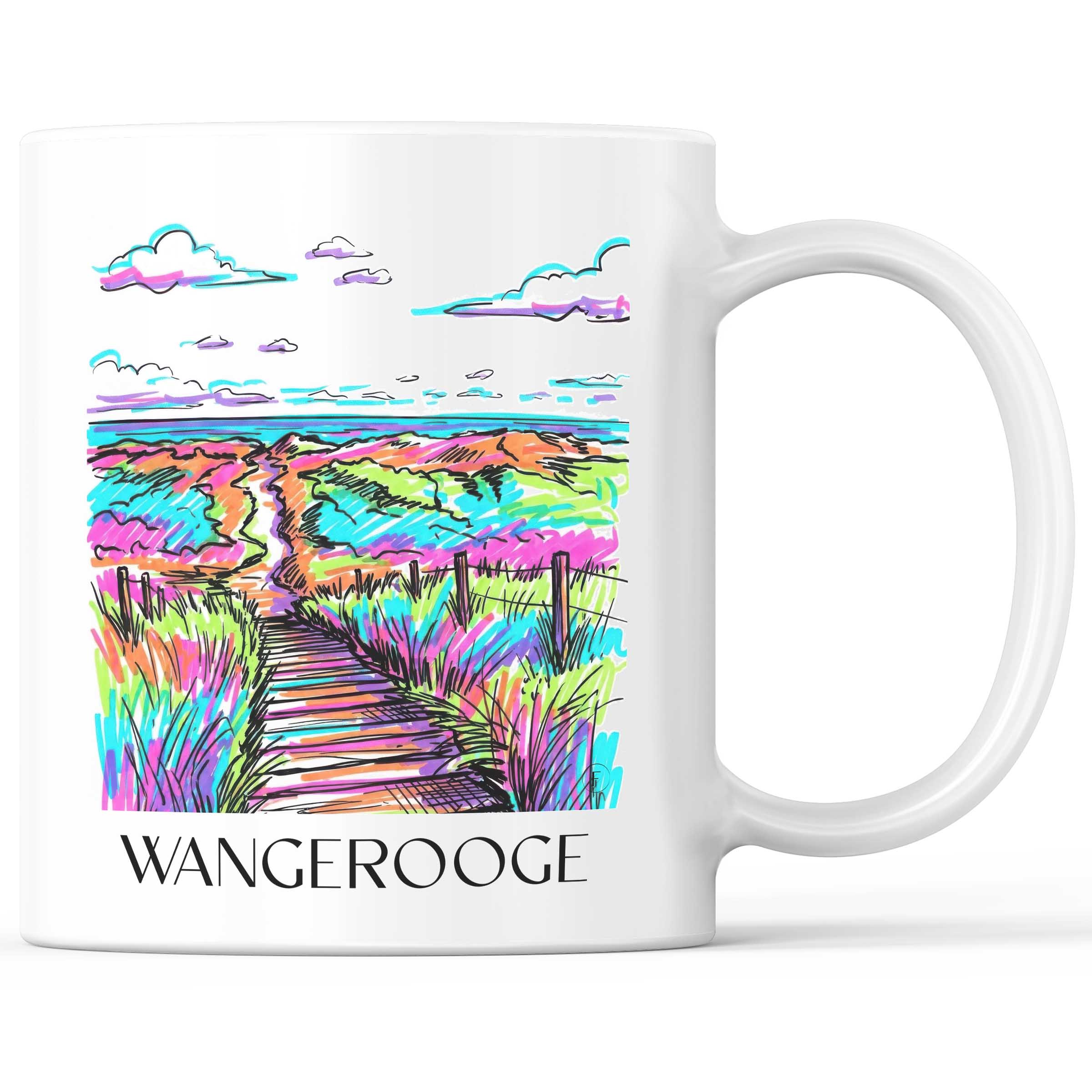 Wangerooge - Deutschland Becher - Kaffeetasse im Tag Graffiti Stil