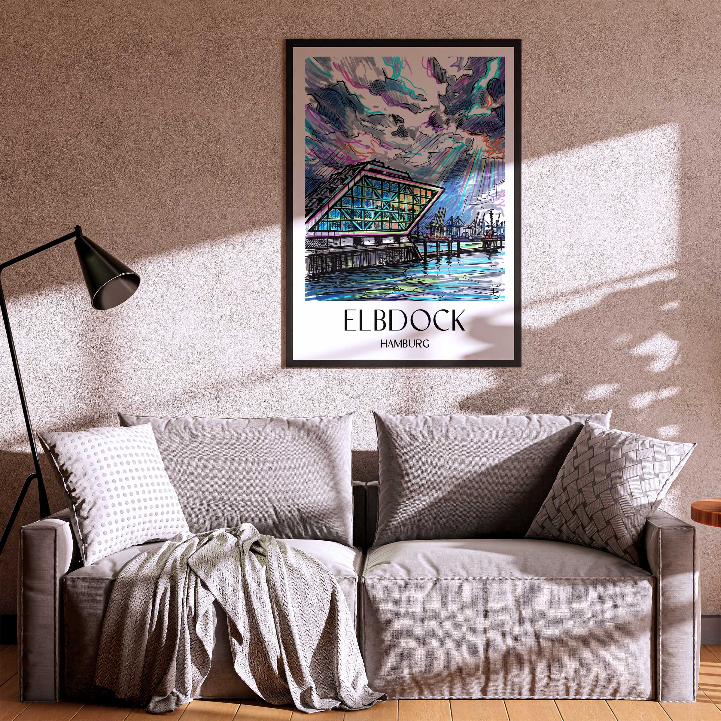 elbdock-hamburg-deutschland-poster-graffiti