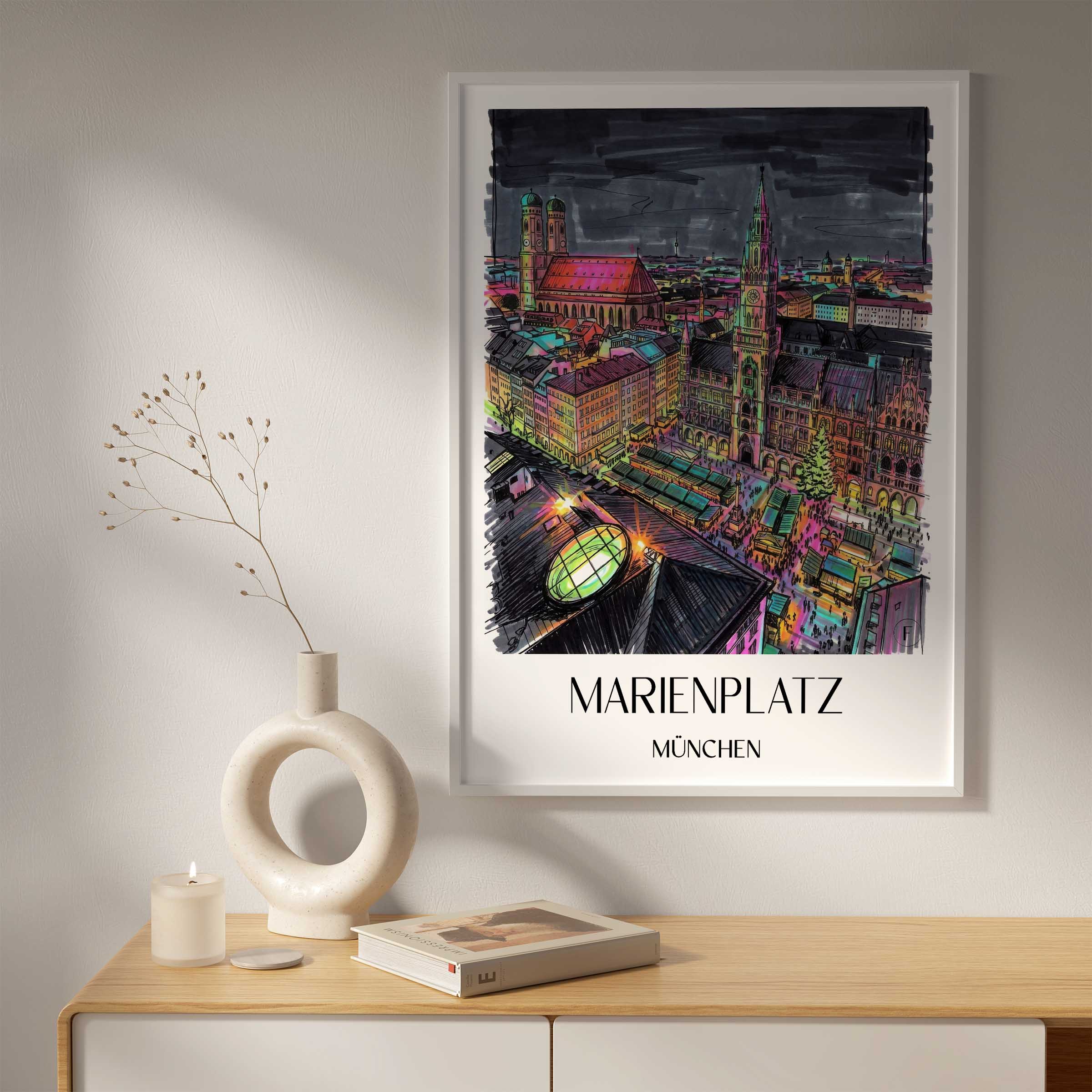 marienplatz-münchen-deutschland-poster-graffiti