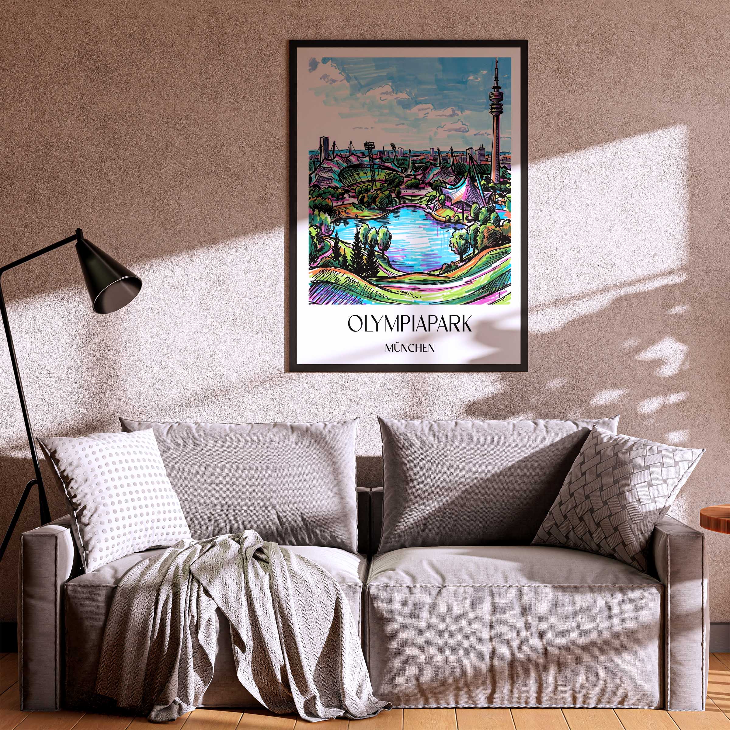 olympiapark-münchen-deutschland-poster-graffiti