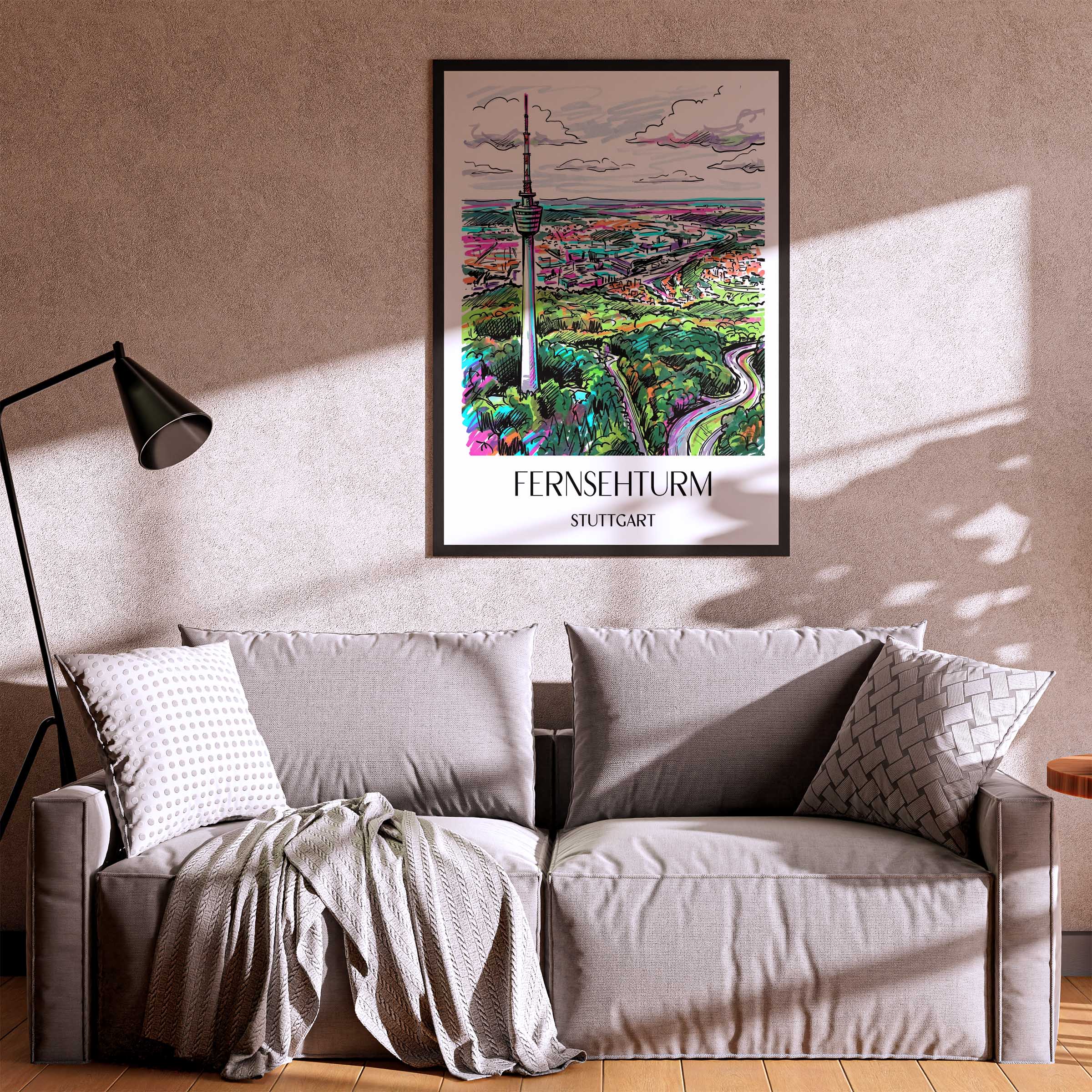 fernsehturm-stuttgart-deutschland-poster-graffiti