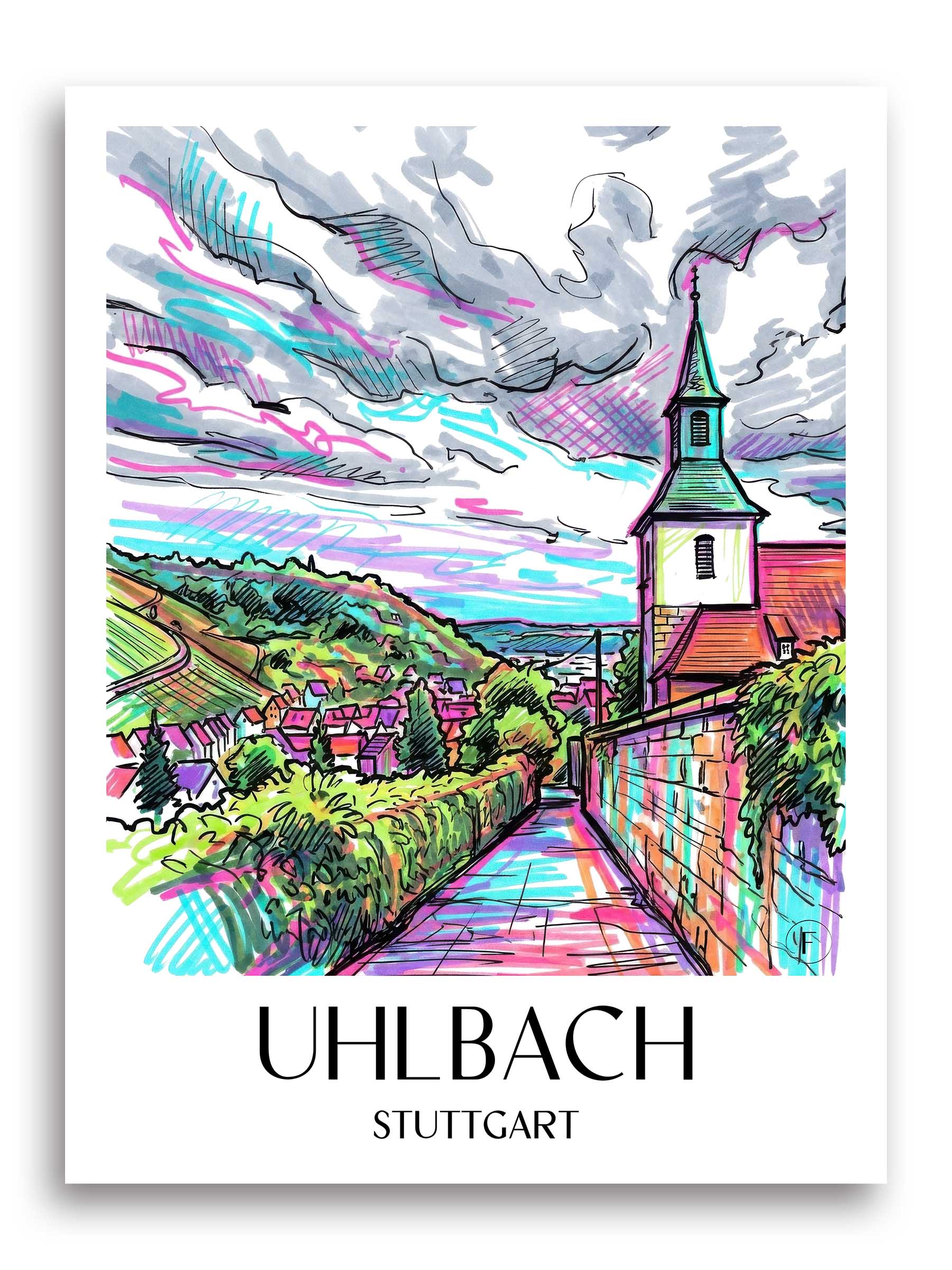 uhlbach-stuttgart-deutschland-poster-graffiti