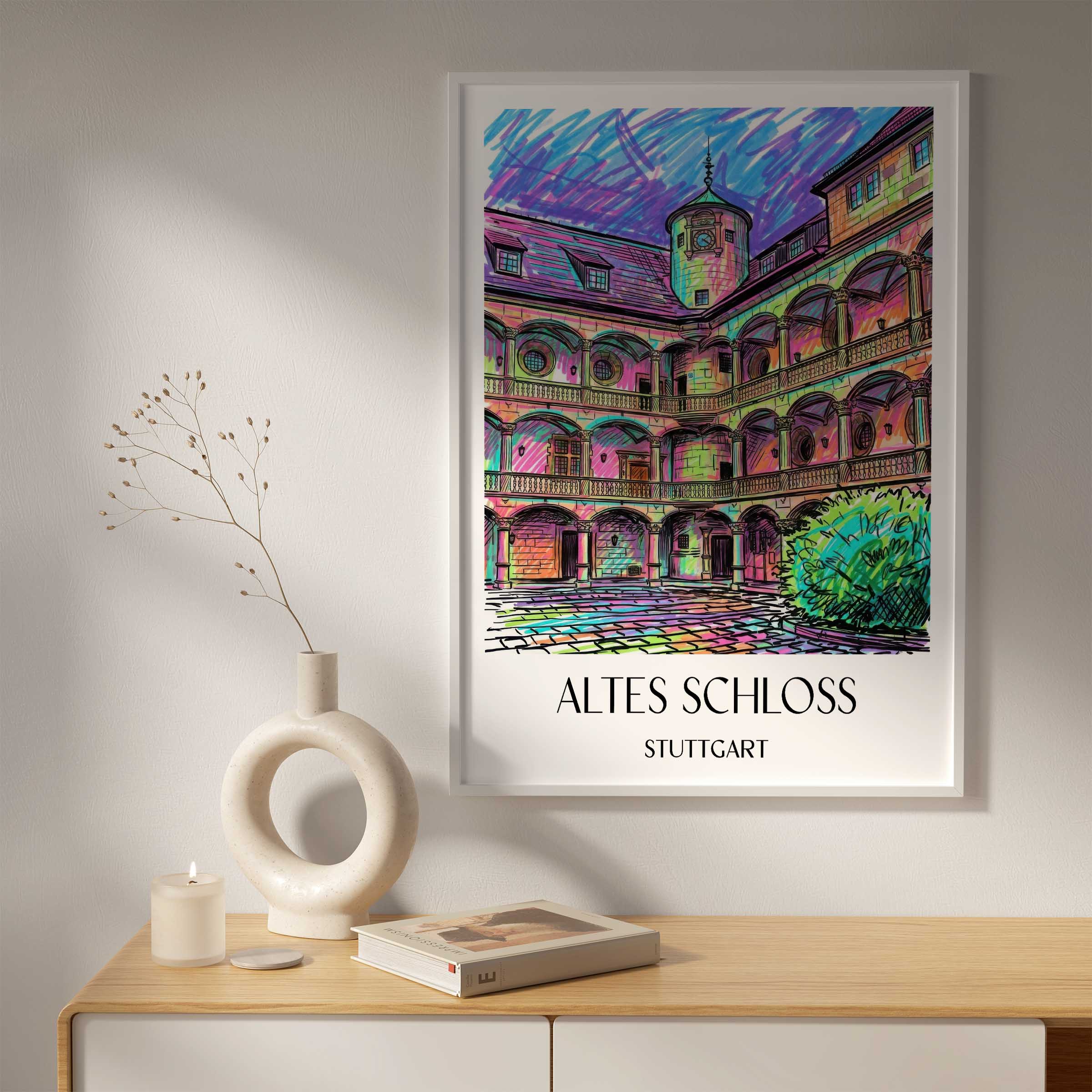 altes-schloss-stuttgart-deutschland-poster-graffiti