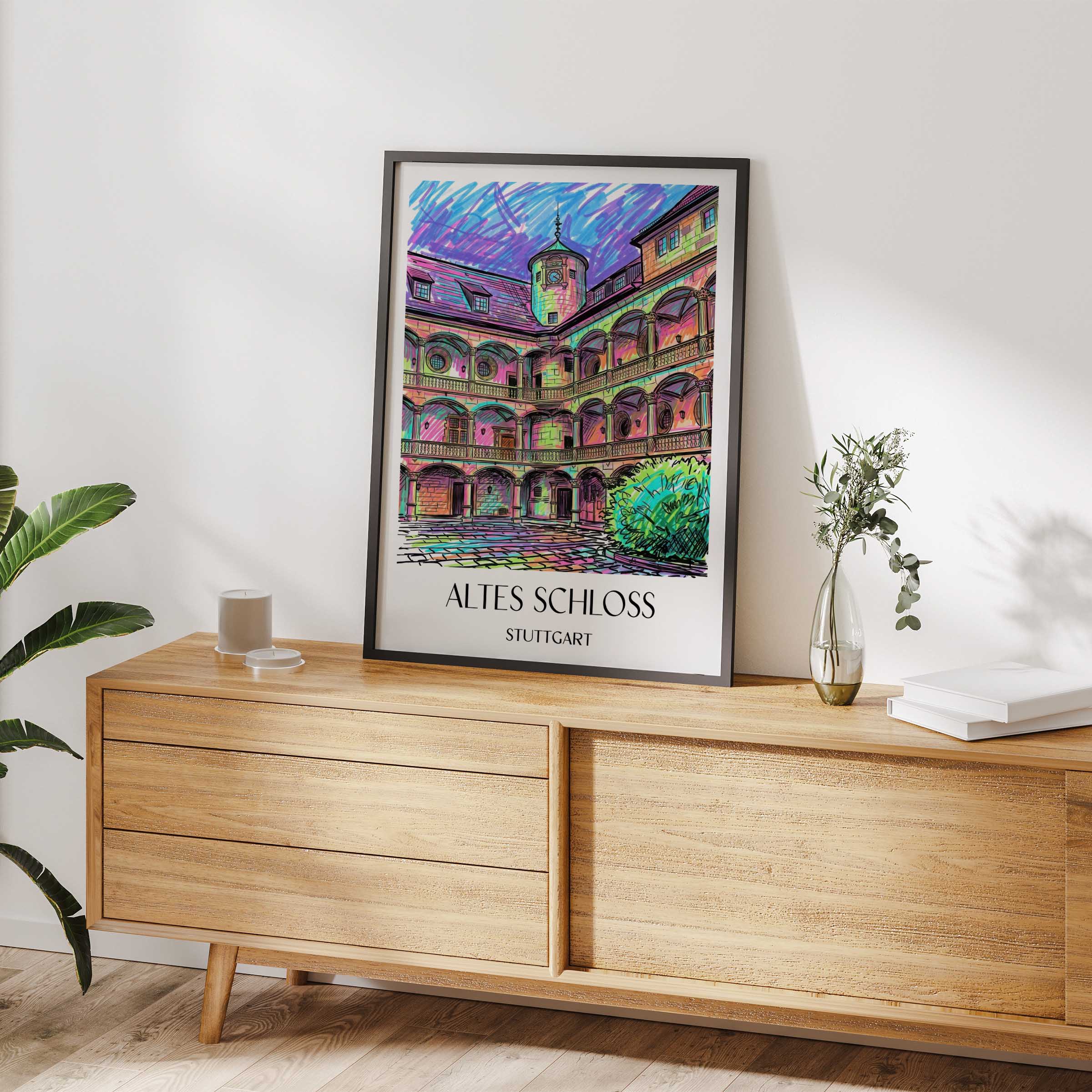 altes-schloss-stuttgart-deutschland-poster-graffiti