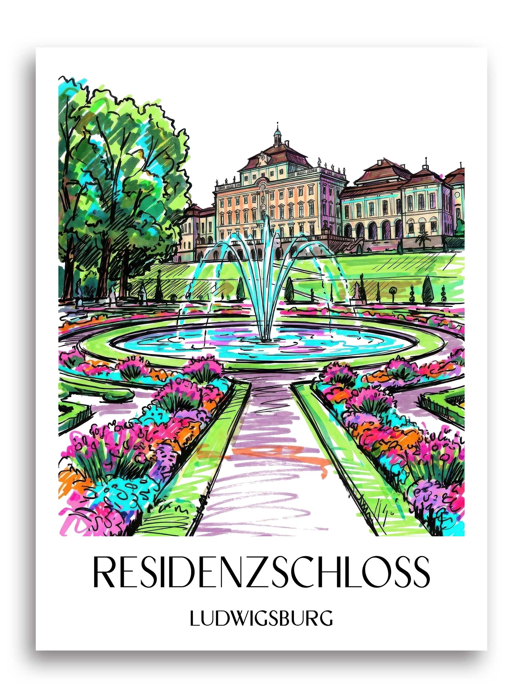 residenzschloss-ludwigsburg-deutschland-poster-graffiti