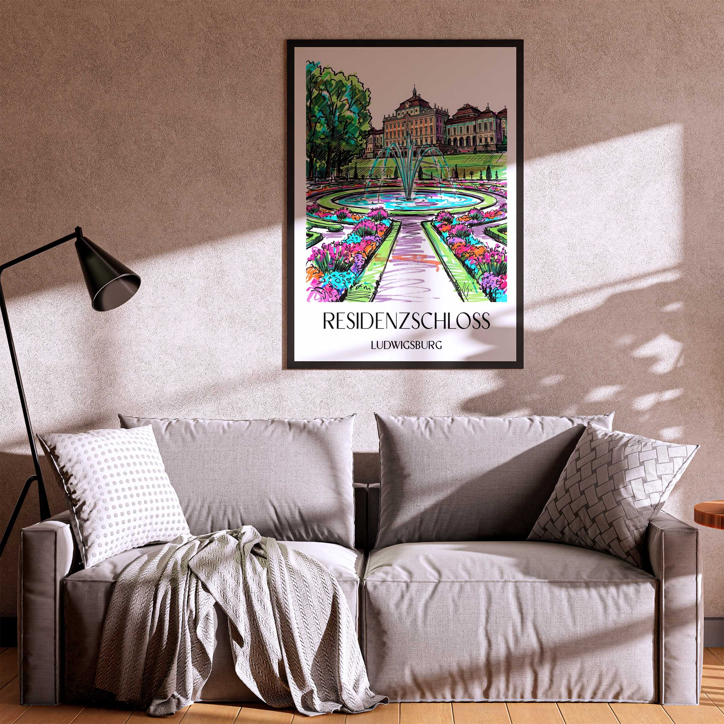residenzschloss-ludwigsburg-deutschland-poster-graffiti
